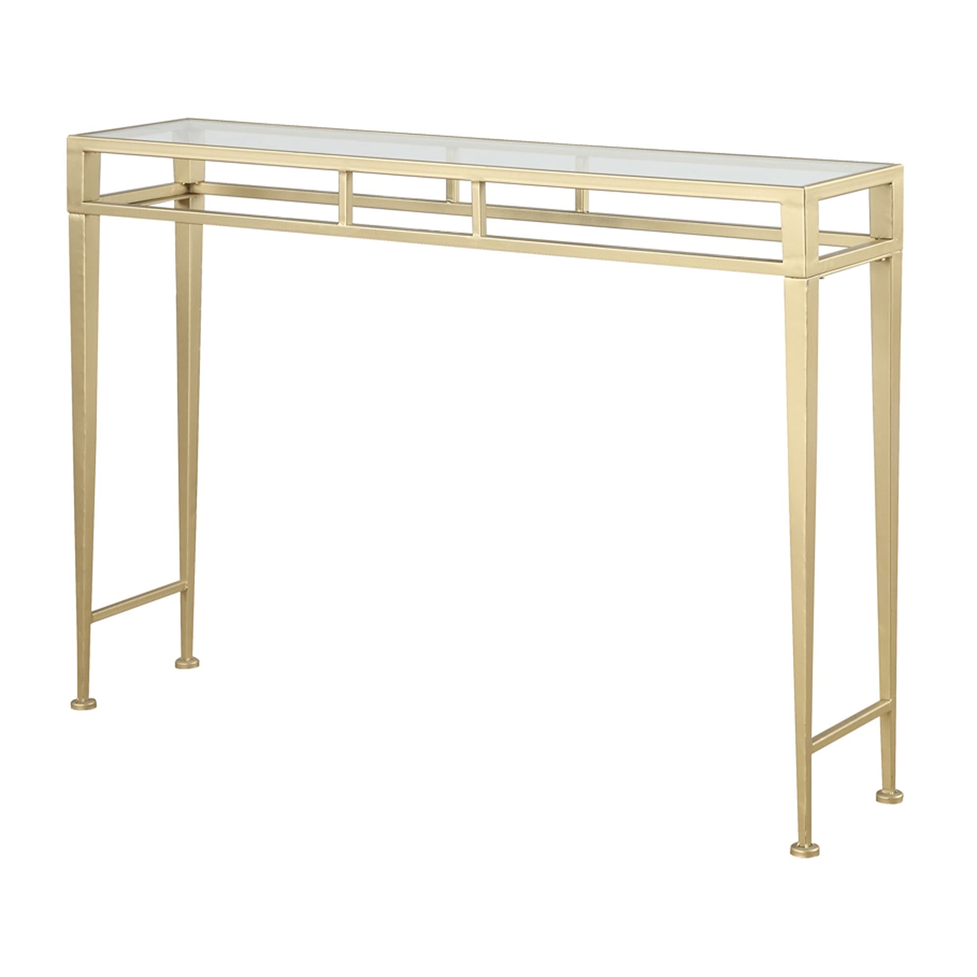 Ergode Gold Coast Julia Hall Console Table - Elegant Entryway Furniture for Foyer, Living Room & Hallway Decor