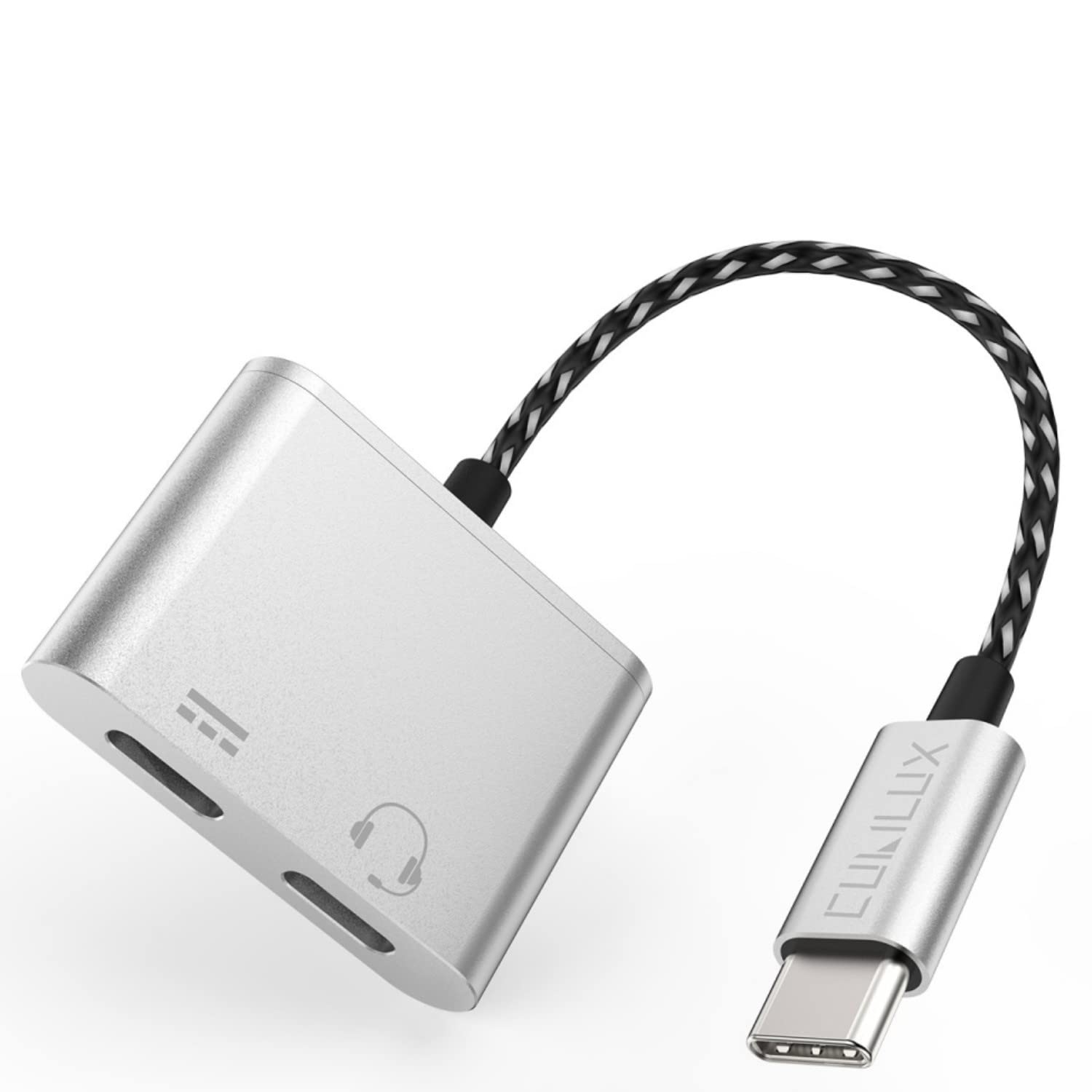 Cubilux USB C to Dual USB C Splitter - Audio, Charging & Data Sync Adapter for iPad 10/Pro/Air 5/4/Mini 6, Google Pixel 7/6 Pro/6a/5/4XL - Perfect for Travel, Office & Multi-Device Charging