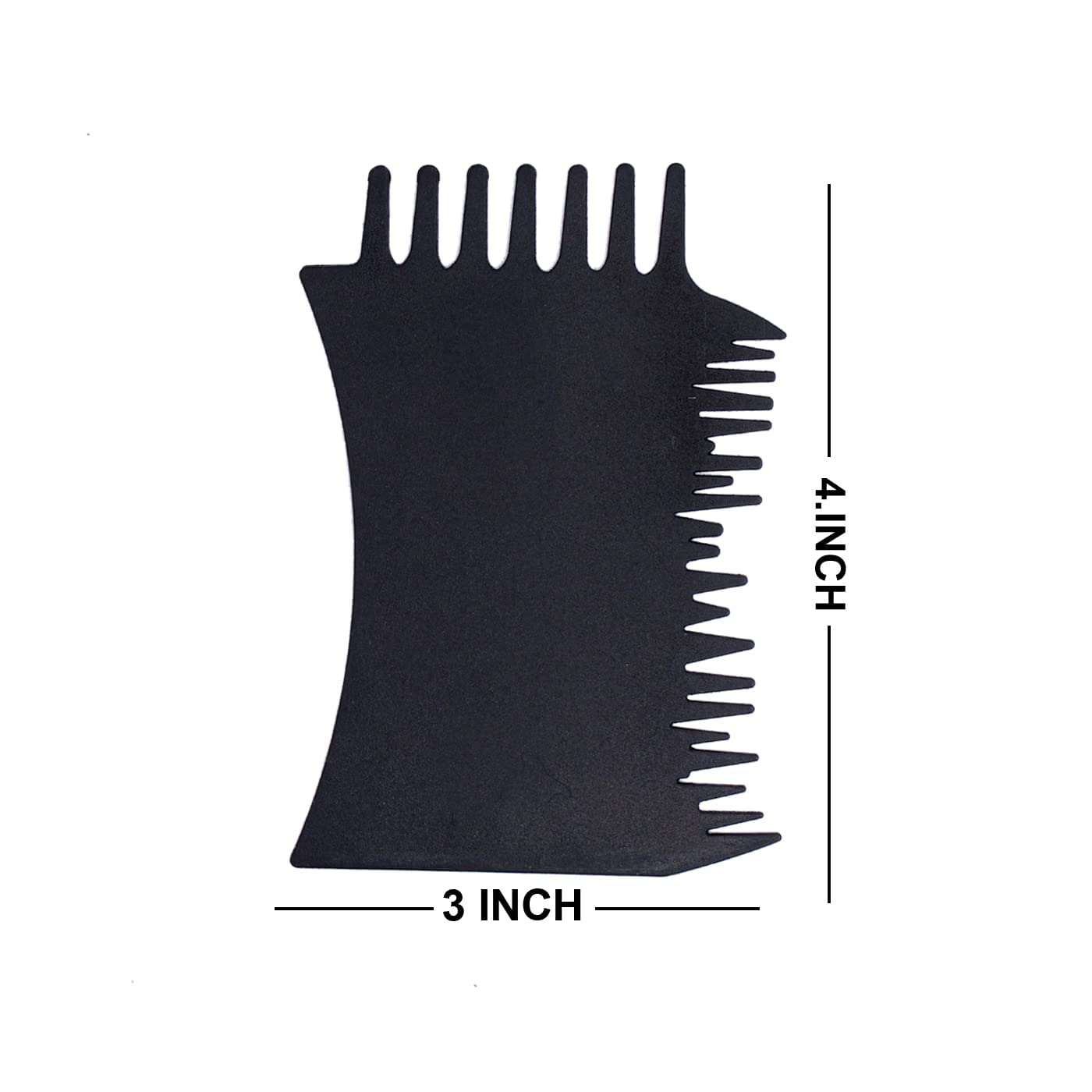 AASA Hairline Hair Fiber Applicator Comb - Forehead Pre-Hairline Comb for Men & Women (Black, 2-Pack) - Instant Hair Thickening & Natural Look for Bald Spots & Receding Hairlines
