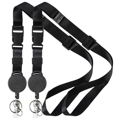 2-pack Black Lanyard