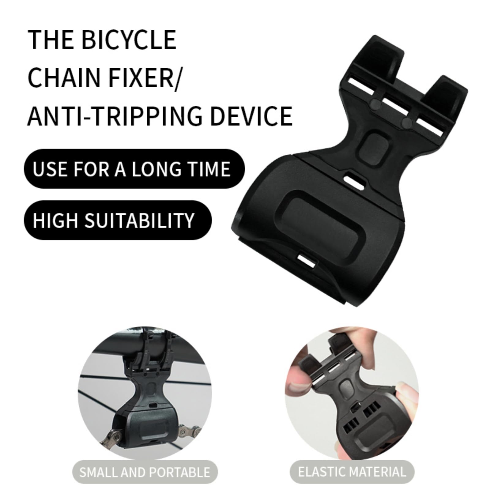 Mountain Bike Chain Guide - Anti-Drop Bicycle Chain Tensioner & Retention System for MTB Cycling | Perfect for Trail Riding, Downhill & Off-Road Biking
