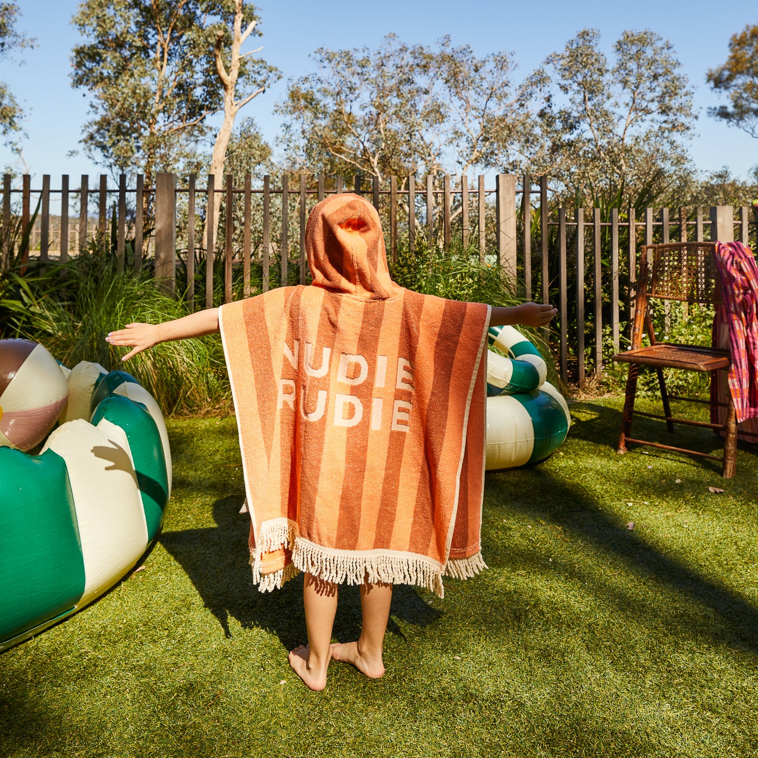 Jarita Hooded Towel - Soft & Absorbent Bath Towel for Kids & Adults - Perfect for Beach, Pool & Spa - Desert Design