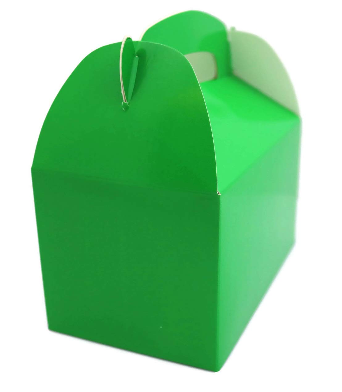 Zugar Land Green Treat Favor Boxes (12 Pack) - Eco-Friendly Paper Gift Boxes for Candy, Lollipops & Party Favors - Perfect for Birthday Parties, Baby Showers & Wedding Celebrations