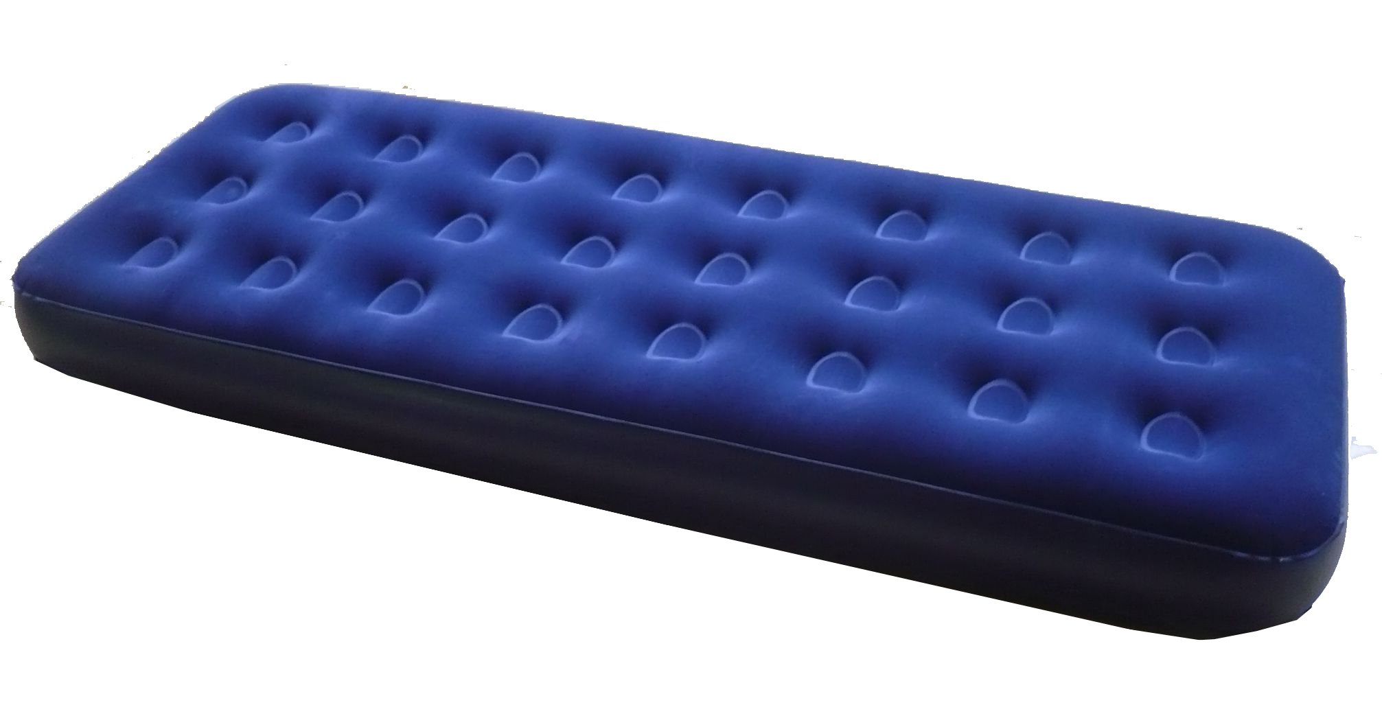 Zaltana Single Size Air Mattress with Built-in 5L Double Action Pump - Portable Inflatable Bed for Camping, Guest Room & Travel - Quick Inflation & Comfort Support