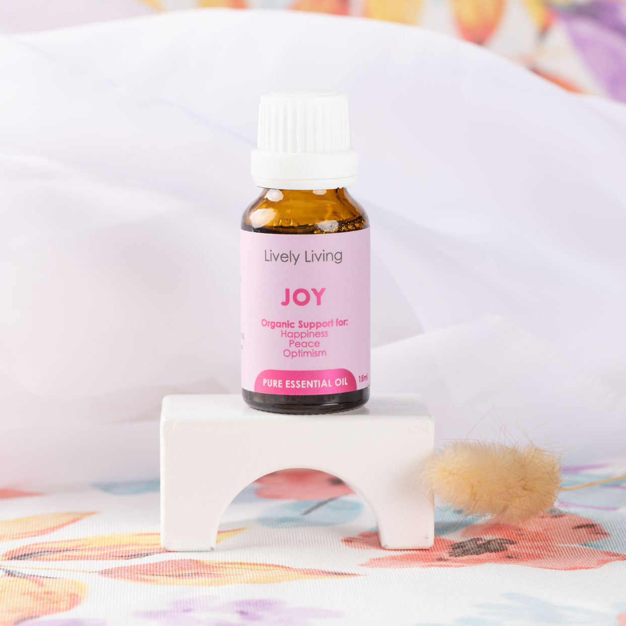 Joy 15ml Pure Essential Oil for Aromatherapy, Relaxation & Mood Enhancement - Perfect for Diffusers, Massage & Home Spa
