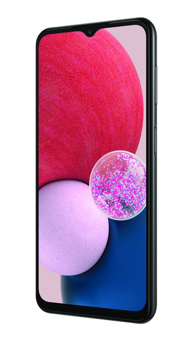 Samsung Galaxy A13 LTE Unlocked Android Smartphone - 32GB Storage, Multi-Lens Camera, Infinity-V HD+ Display, Long Battery Life, Expandable Memory - US Version in Black | Perfect for Travel, Work & Everyday Use