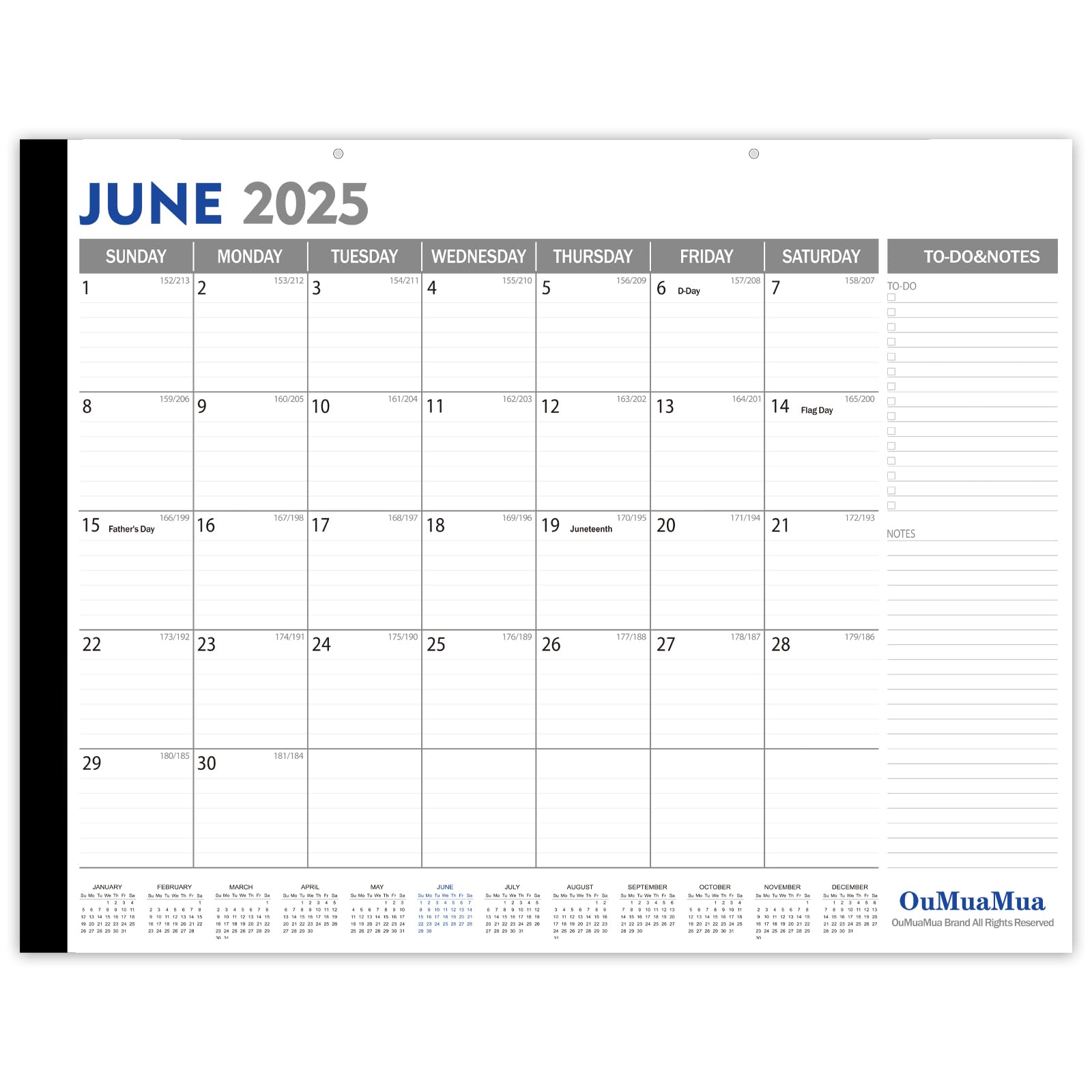 GuassLee 2025-2026 Large Desk Calendar 22