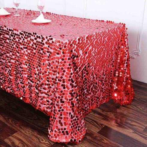 Premium Sequin Rectangle Tablecloth 90