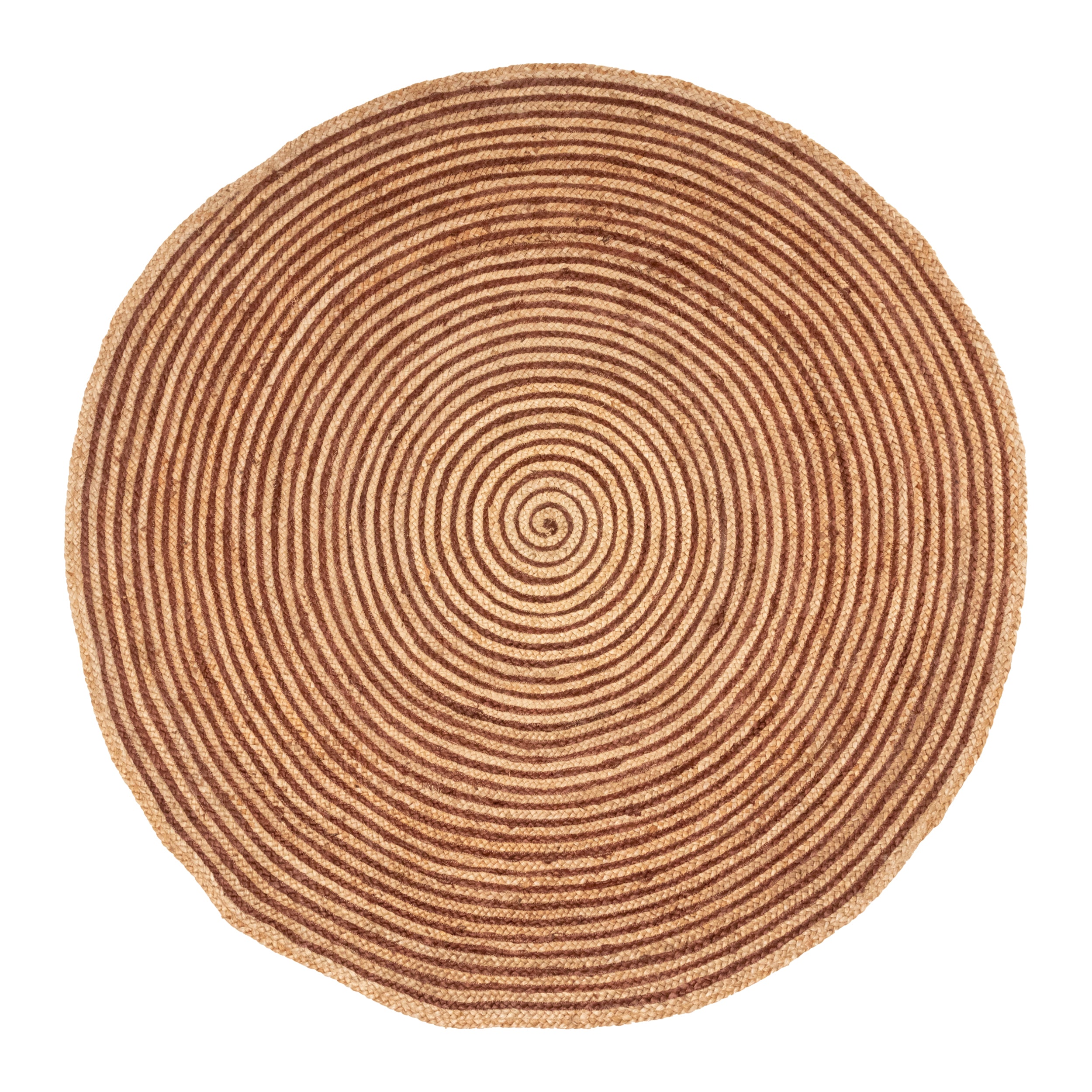 Braided Jute Reversible Handwoven Rug - Natural Fiber Indoor/Outdoor Area Rug for Living Room, Bedroom, Patio & Deck - Eco-Friendly Home Decor