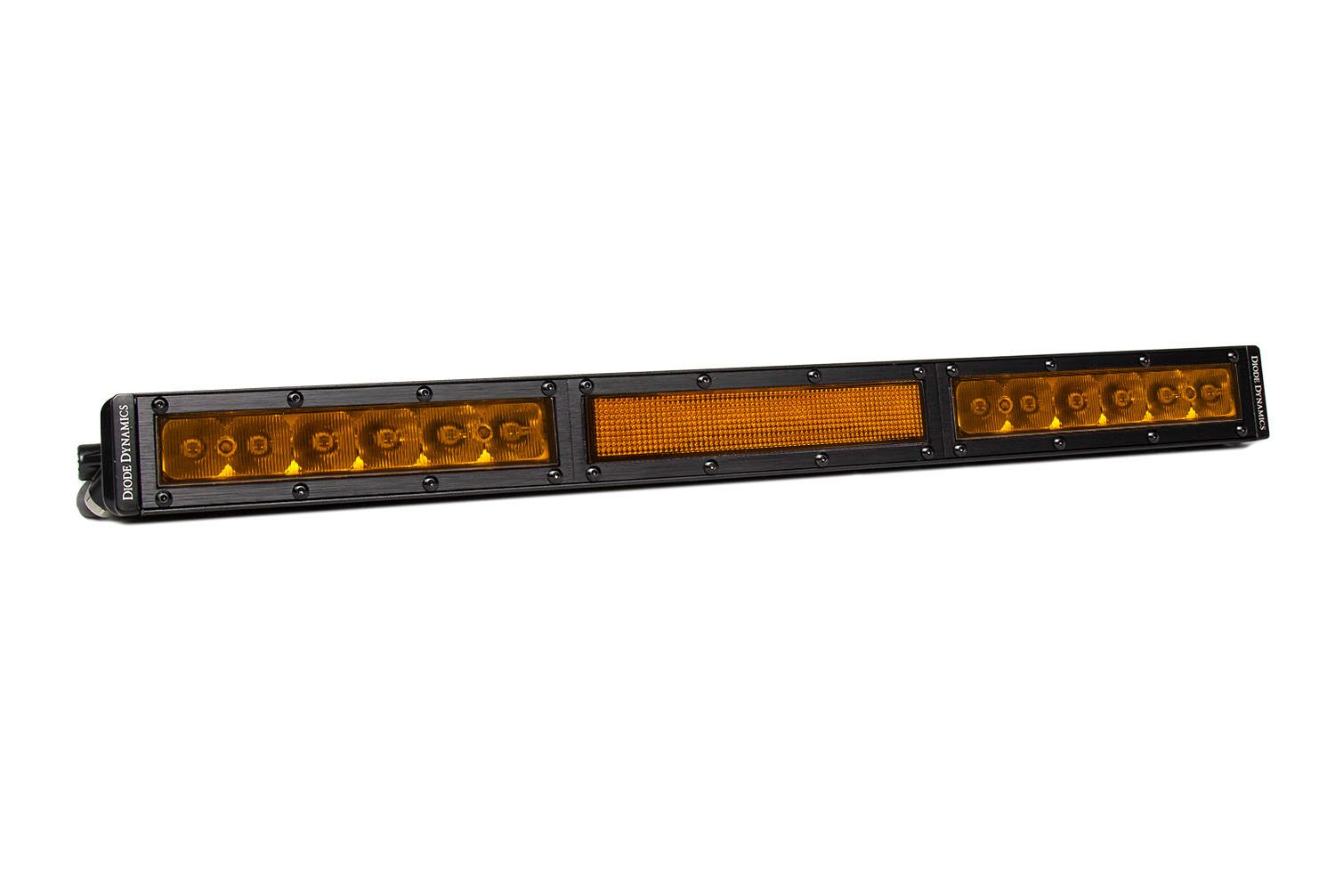 Stage Series 18 Amber Light Bar - High Visibility Emergency Warning Strobe for Trucks, Emergency Vehicles & Off-Road Use - Perfect for Construction, Roadside Assistance & Safety Scenarios