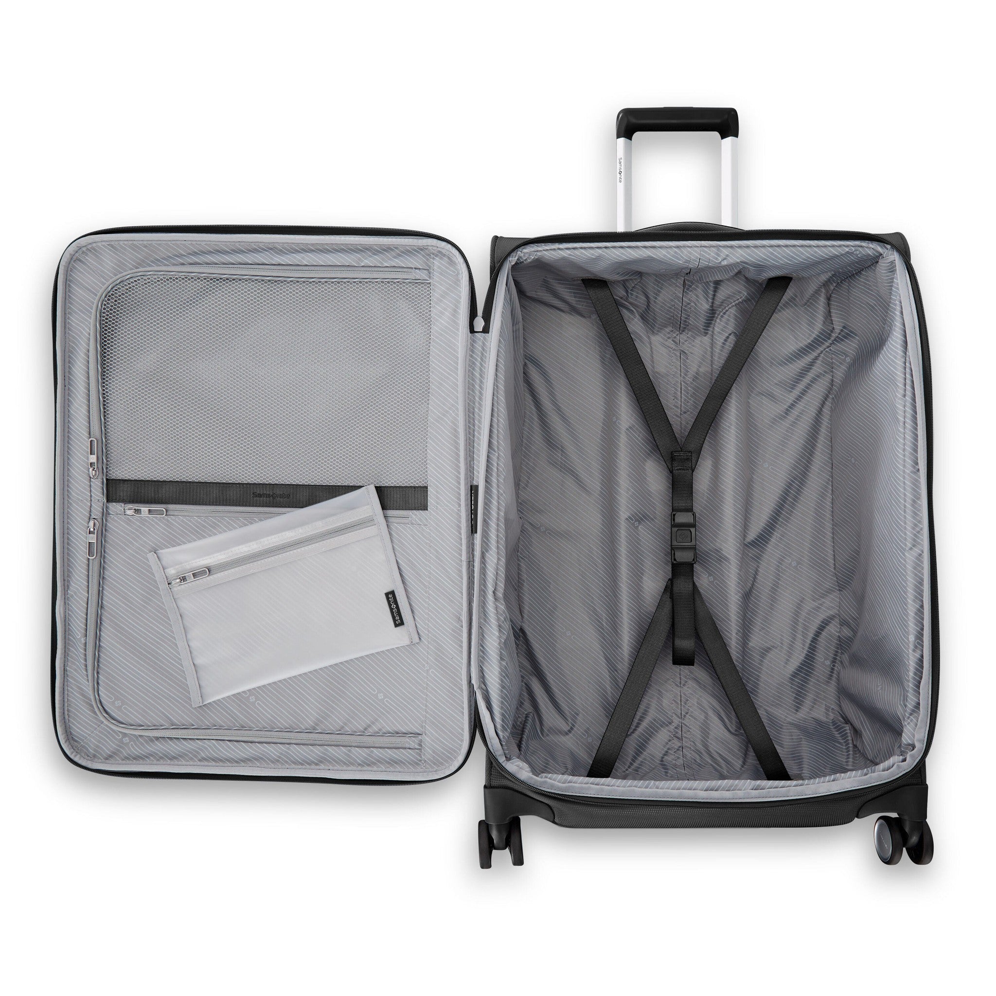 Samsonite UpLift Softside Expandable Large Spinner Luggage - Perfect for Business Travel & Extended Vacations