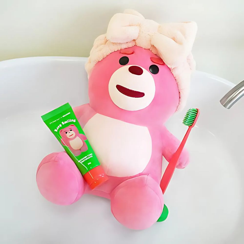 Dentique x Bellygom Refresh Care Toothbrush and Toothpaste Set - Gentle Dental Care for Sensitive Teeth, Perfect for Travel & Daily Oral Hygiene Routine