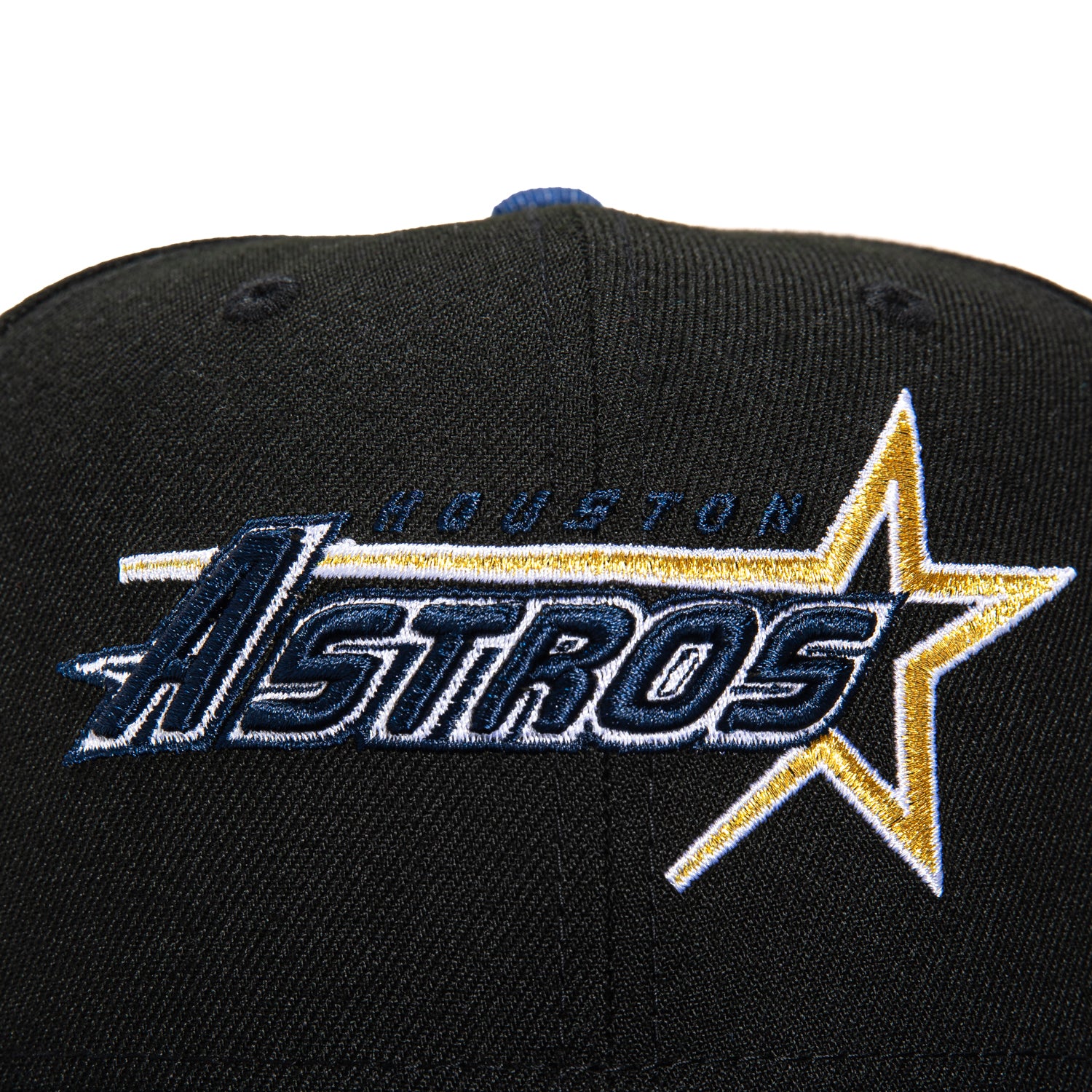 New Era 59Fifty Denim Pack Houston Astros 35th Anniversary Patch Hat - Black & Royal Blue - Official MLB Baseball Cap for Men - Perfect for Games, Collecting & Streetwear Fashion