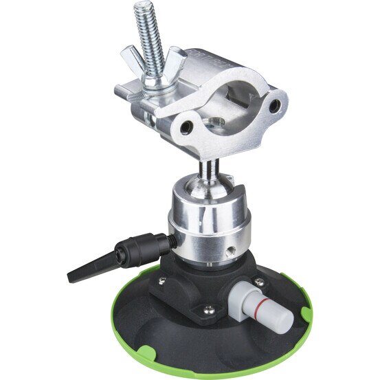 Kupo 6 Heavy Duty Suction Cups with Swivel Coupler for 2 Inch Pipe - Secure Mounting for Lighting, Photography & Stage Equipment