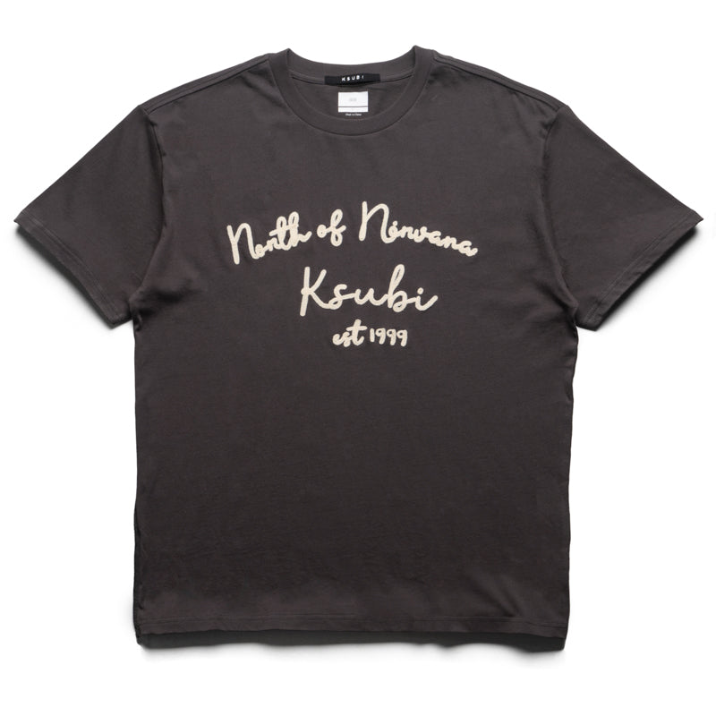 Ksubi Salud Biggie Tee - Faded Black Oversized Cotton T-Shirt for Men | Streetwear Fashion & Casual Wear