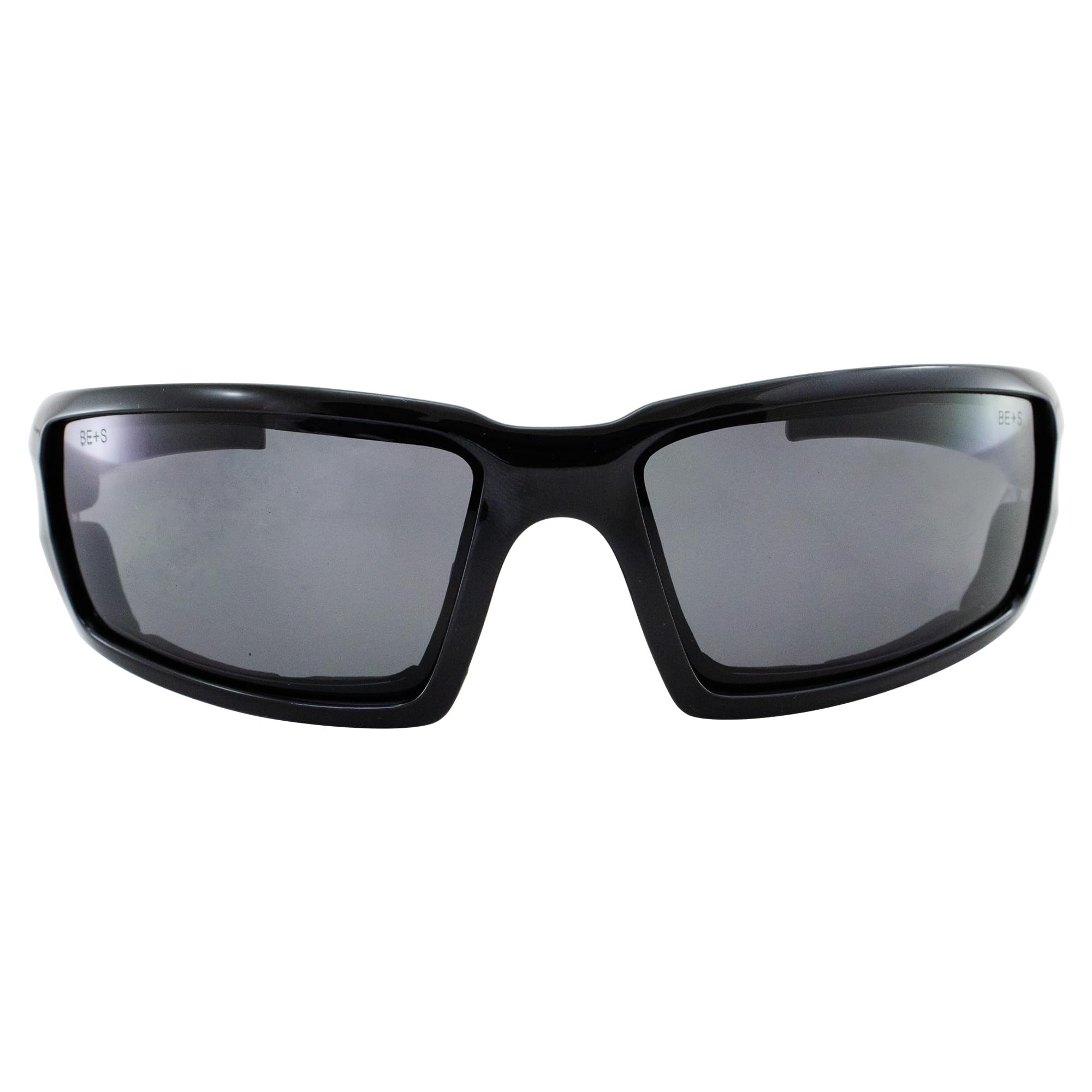 Birdz Eyewear Osprey Foam Padded Safety Motorcycle Sunglasses - 3 Pairs (Black Frames with Clear, Smoke & Yellow Lenses) - UV Protection for Riding, Cycling, Construction & Outdoor Work