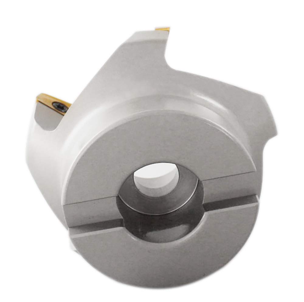 75 Degree Indexable Face Mill with 5 APKT1604 Carbide Inserts - 3