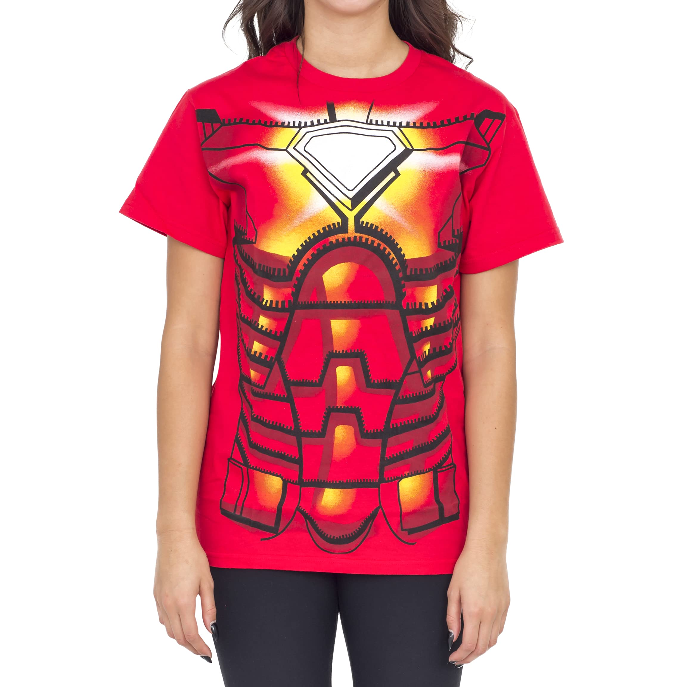 Iron Man Red Costume T-Shirt - Marvel Superhero Graphic Tee for Men & Women | Casual Wear, Cosplay & Comic Con Outfit