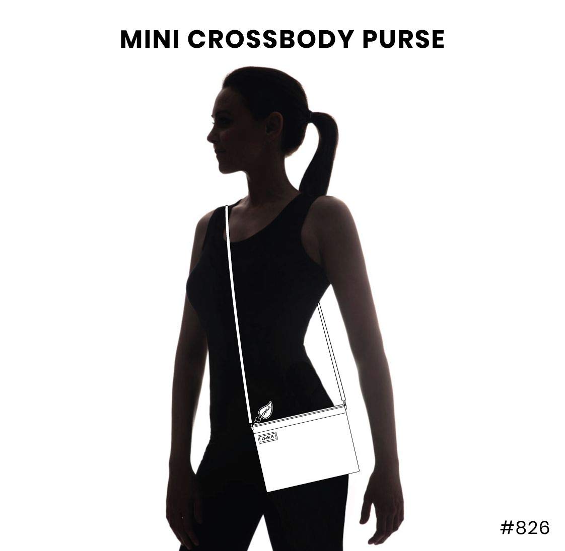 CHALA Mini Crossbody Bag with Convertible Strap - Stylish & Compact Purse for Women | Perfect for Travel, Shopping & Everyday Use