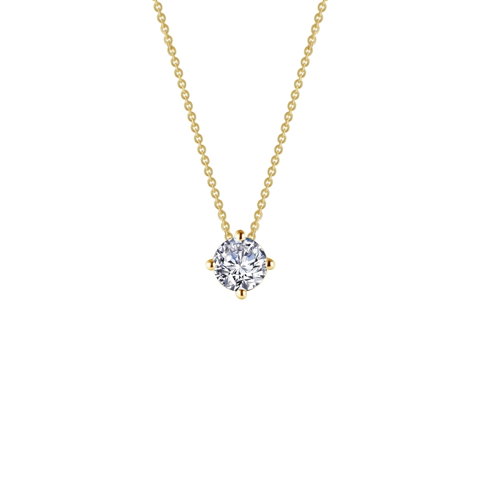 0.85 CTW Solitaire Diamond Necklace for Women - Elegant Pendant Jewelry for Wedding, Anniversary & Special Occasions