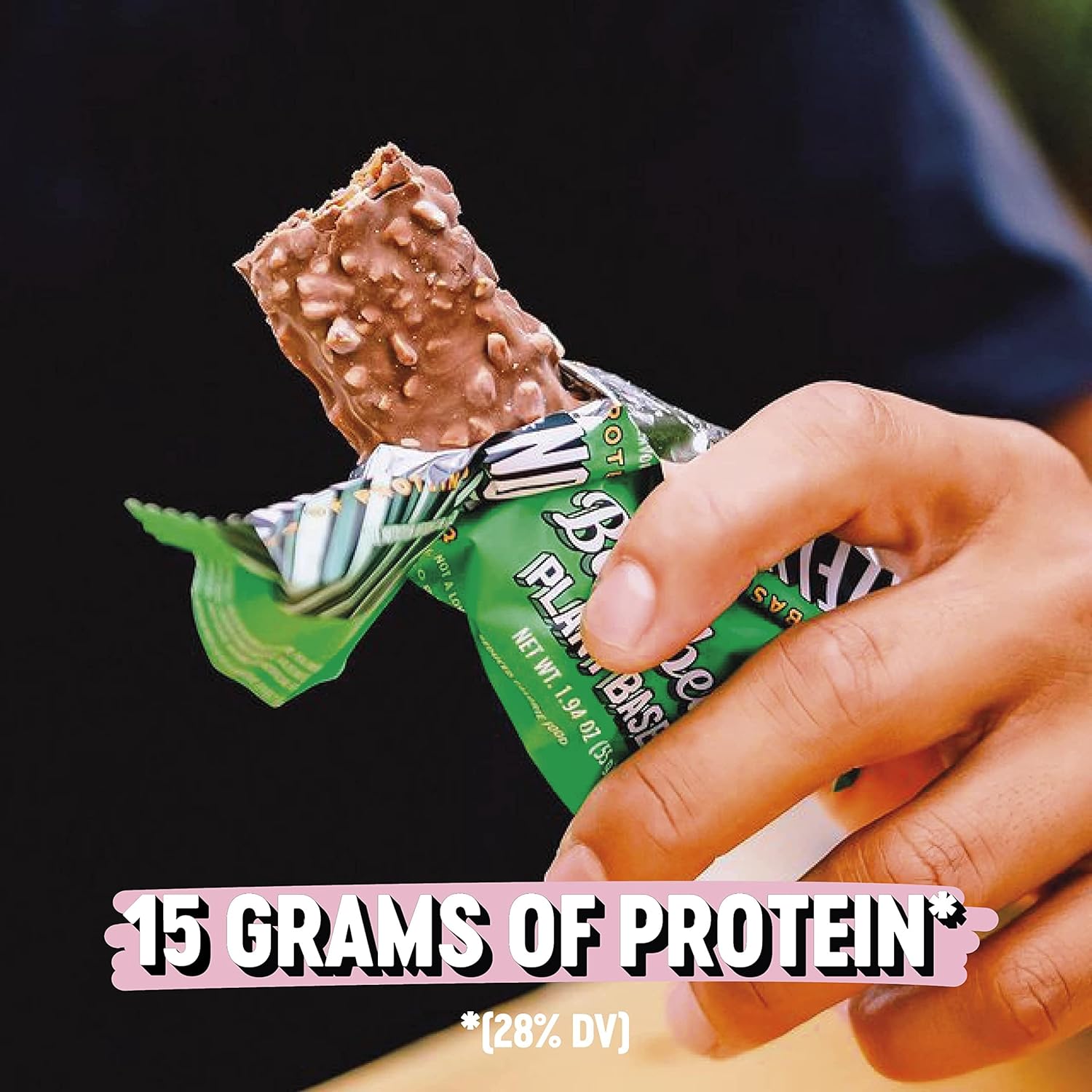 Barebells Vegan Protein Bar 12 Pack - 55g Each | High Protein Plant-Based Snack for Fitness, Gym & On-the-Go Energy | Gluten-Free Dairy-Free Vegan Protein Bars