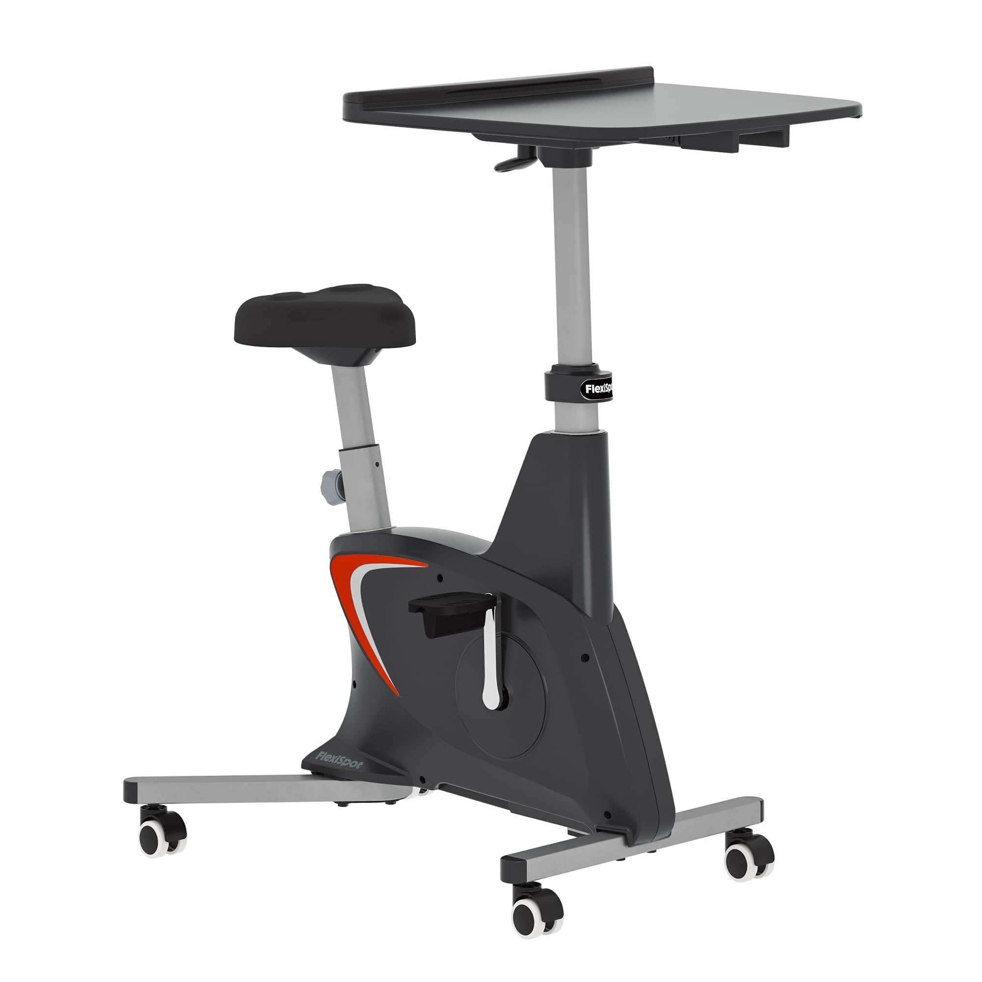 FLEXISPOT V9 3-in-1 Under Desk Exercise Bike with Adjustable Resistance, LCD Display & 350LBS Capacity - Home Office Cycling Bike for Cardio, Leg Workout & Active Sitting
