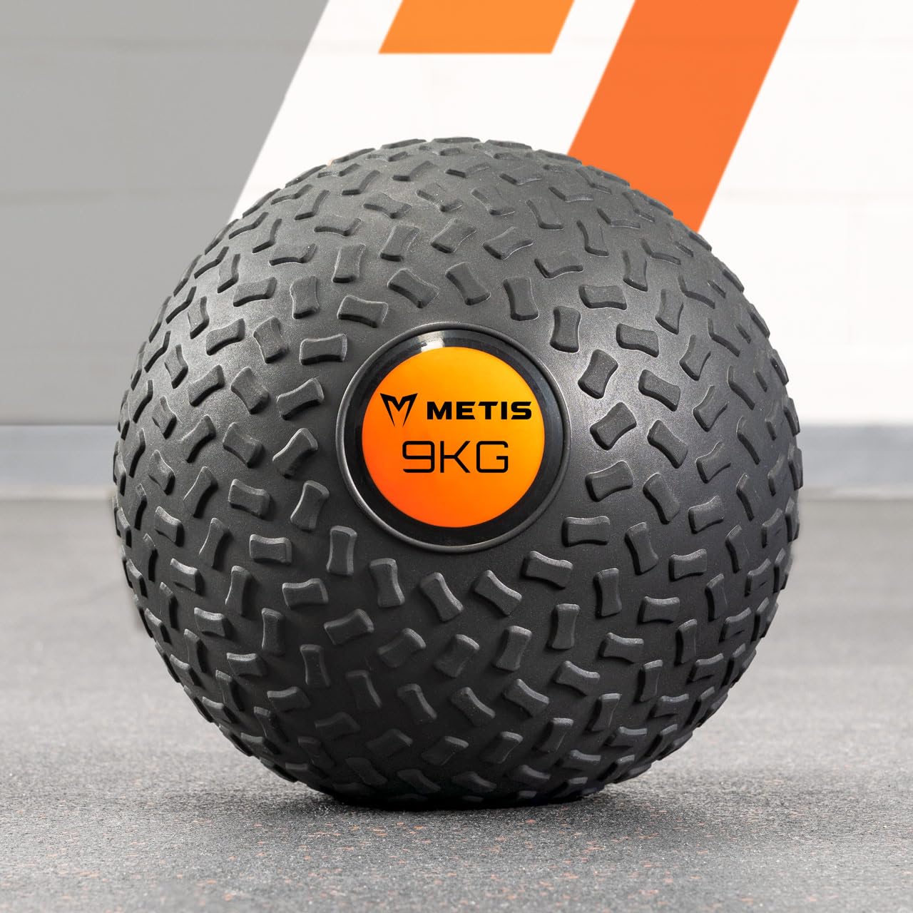 METIS Fitness Slam Balls 7lbs to 66lbs - Heavy Duty Bounce Resistant Exercise Balls for Strength Training, CrossFit, HIIT & Functional Fitness - Perfect for Home Gym, Workout Classes & Athletic Training