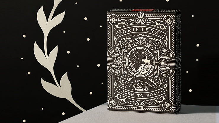 Premium Black Edition Drifters Playing Cards by Dan & Dave – Perfect for Magic Tricks, Cardistry & Poker Games