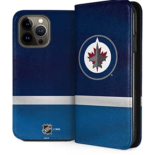 Officially Licensed NHL Winnipeg Jets Alternate Jersey Phone Case for iPhone 13 Pro Max | Durable Protective Folio Cover | Perfect for Hockey Fans & Game Day