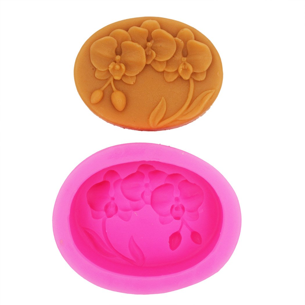 Orchid 50145 Silicone Soap Mold Set - DIY Handmade Soap Making Kit for Crafting, Bath Bombs & Candle Making - Perfect for Home Spa, Gifts & Art Projects (S103)