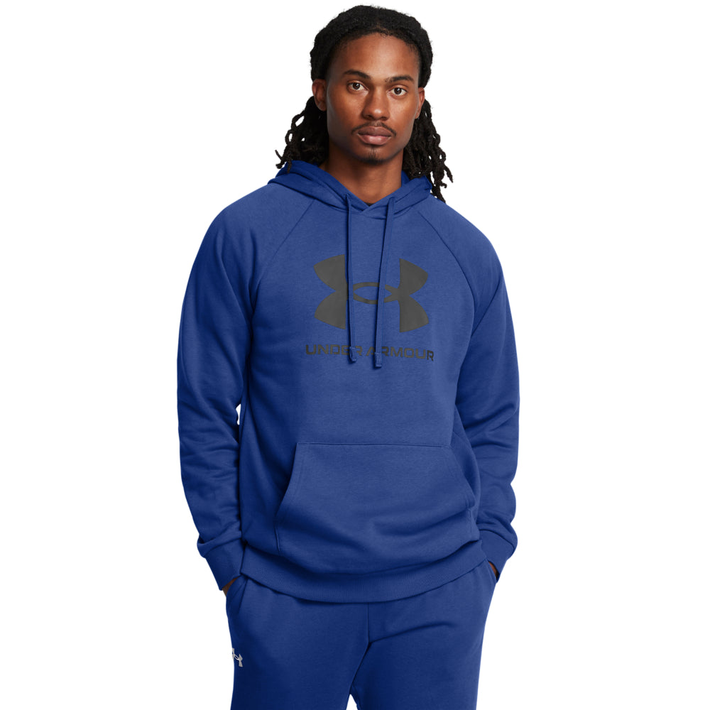 **Men's Under Armour Rival Fleece Logo Hoodie - Soft & Warm Pullover for Running, Gym & Casual Wear**