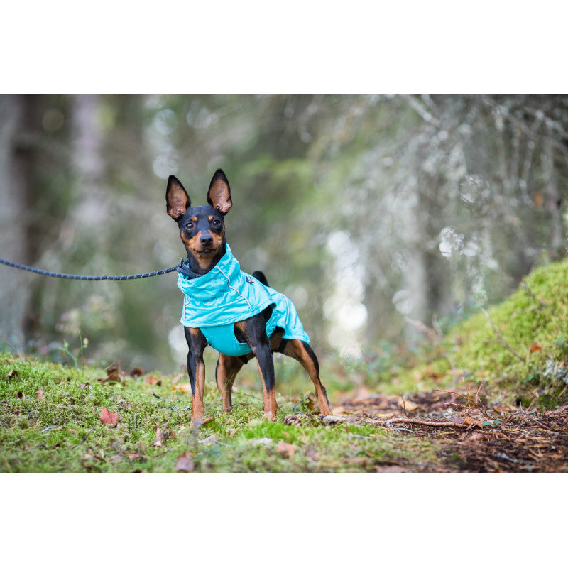 Rukka Pets Waterproof Dog Raincoat - Lightweight Reflective Rain Jacket for Small to Medium Dogs - Perfect for Walking in Rainy Weather