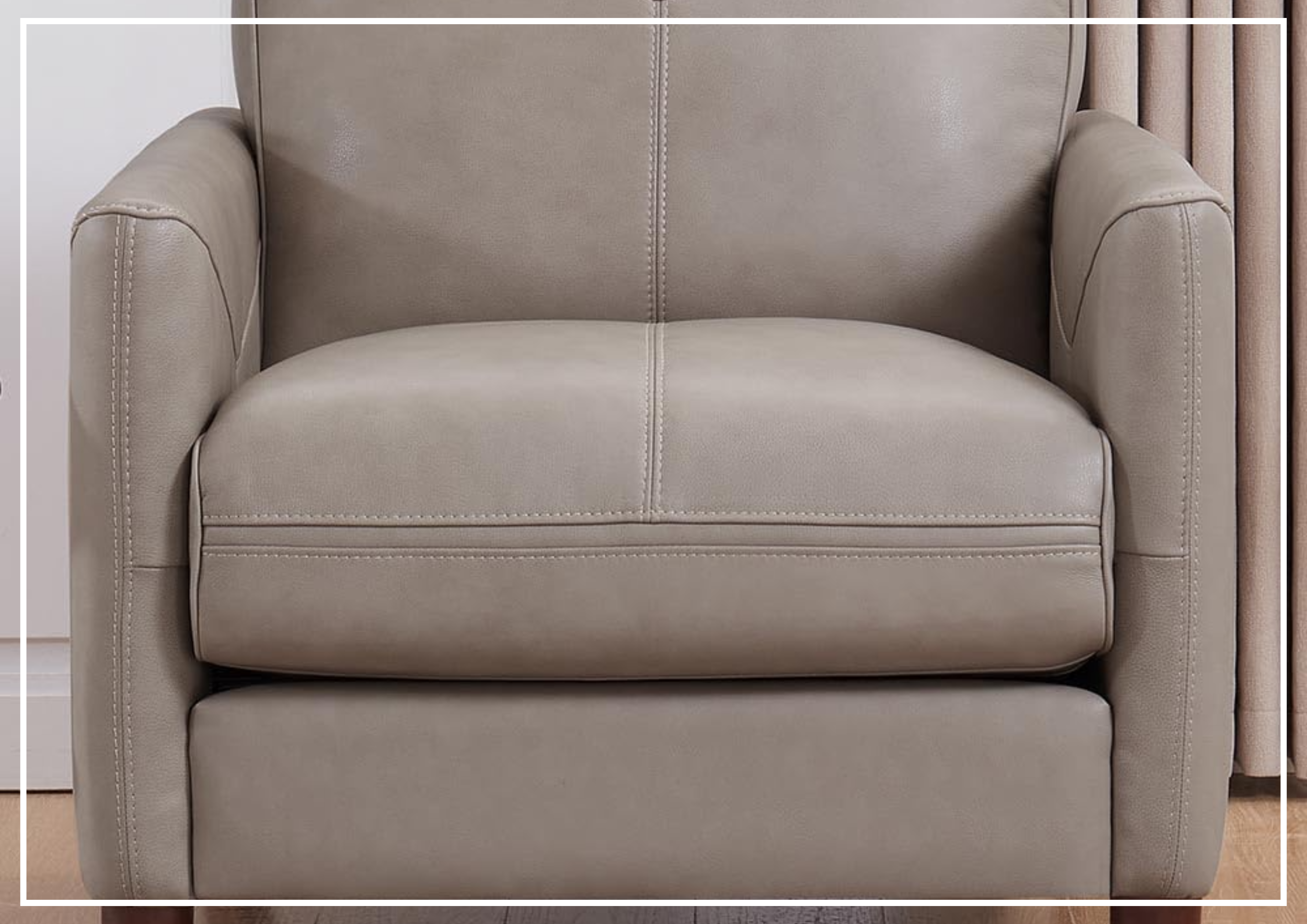 Hydeline Yorkdale Genuine Leather Armchair - Ergonomic Office Chair for Home & Office Comfort - Perfect for Workstations, Study Rooms & Executive Suites