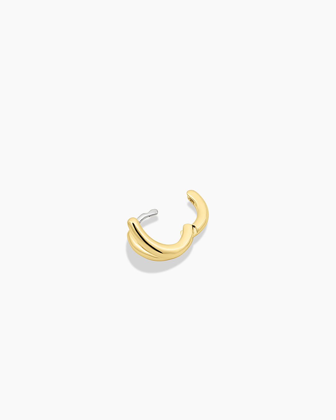 Alphabet Single Huggie Earrings - Gold Plated Initial Letter Studs for Women - Perfect for Everyday Wear, Gifts & Special Occasions