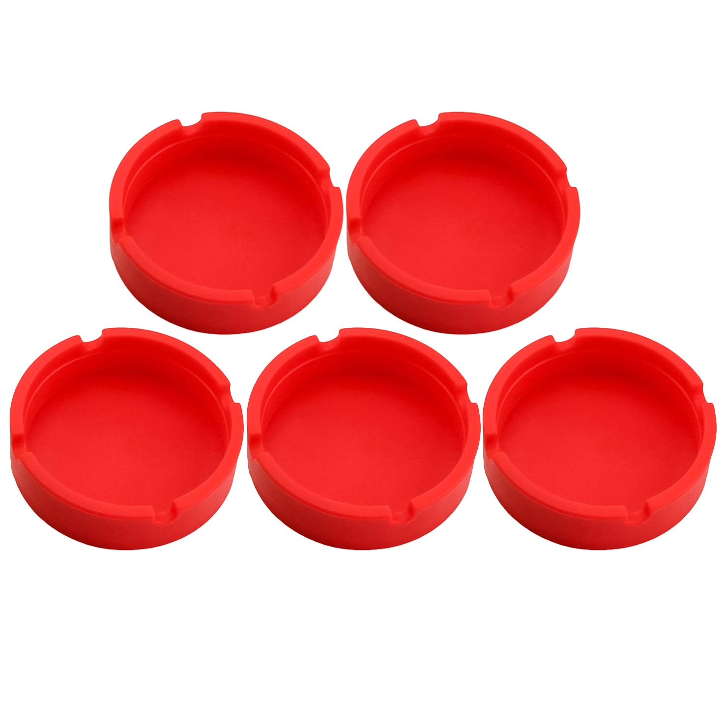 **Hemoton 5-Pack Silicone Wine Bottle Coasters - Anti-Slip Rubber Sleeves for Glass Water & Wine Bottles (Random Colors) - Perfect for Home, Bar, Party & Outdoor Use**