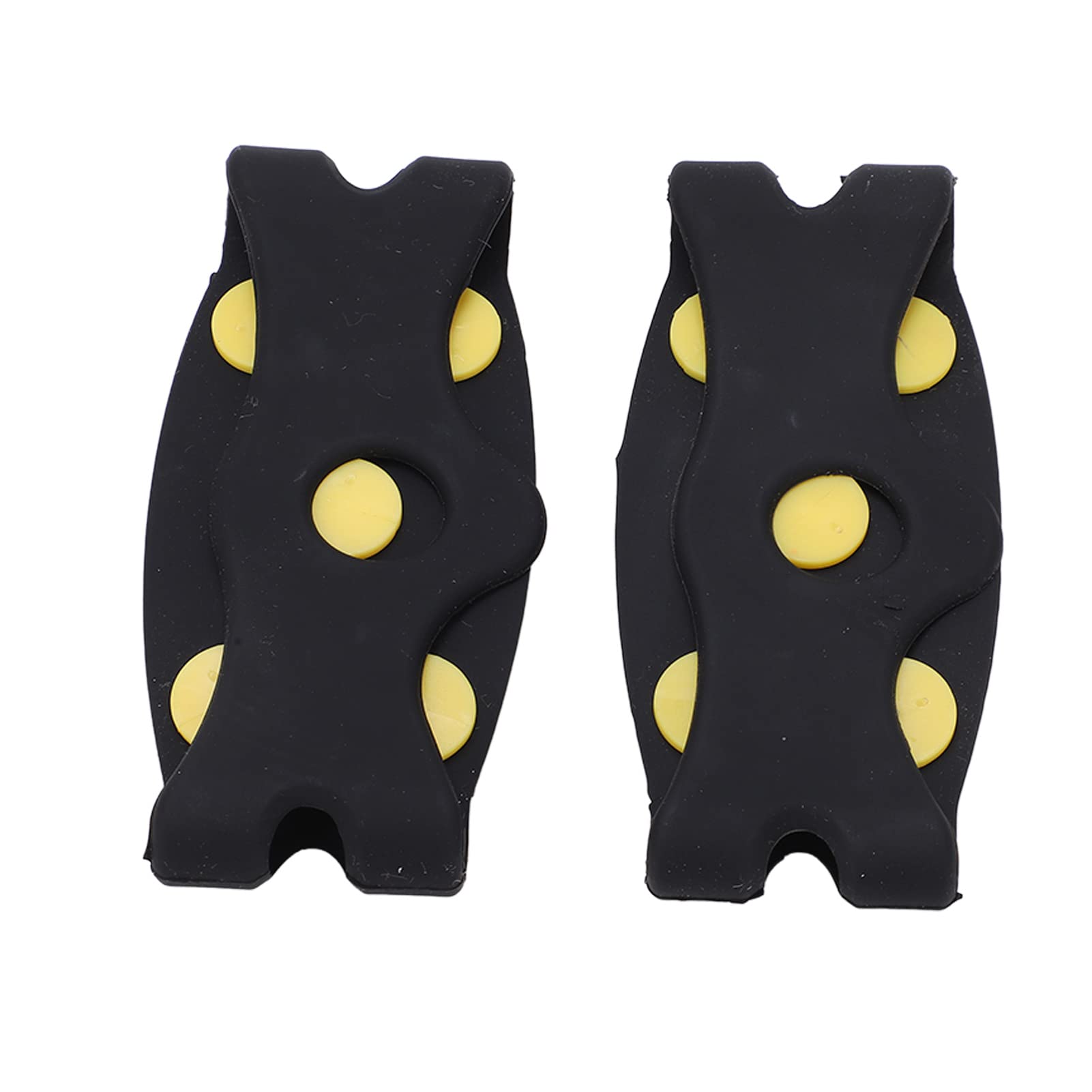 Tonsa 5 Spikes Ice Cleats - Elastic Black Traction Cleats for Winter Walking, Ice Fishing & Snow Sports - Perfect for Hiking, Hunting & Outdoor Adventures