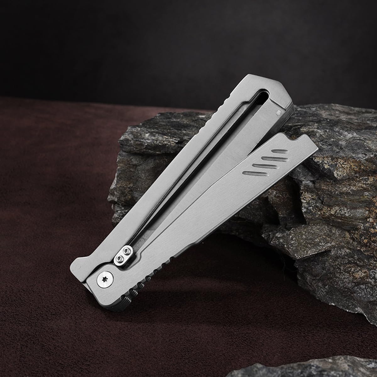 D2 Steel Folding Pocket Knife - 9.1