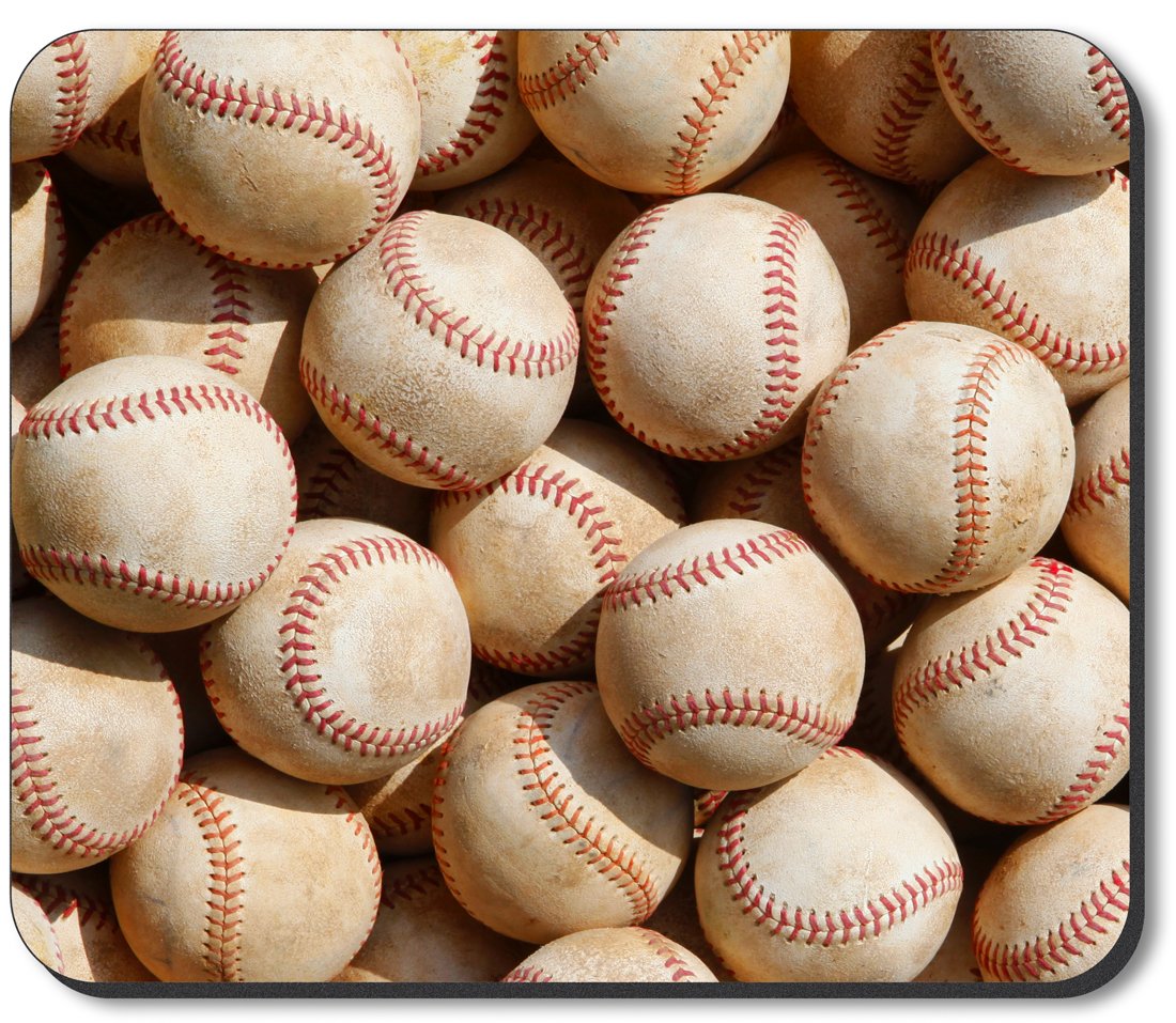 Vintage Baseball Art Mouse Pad - Non-Slip Gaming & Office Desk Mat for Computers, Laptops - Perfect Gift for Sports Fans & Home Office Decor