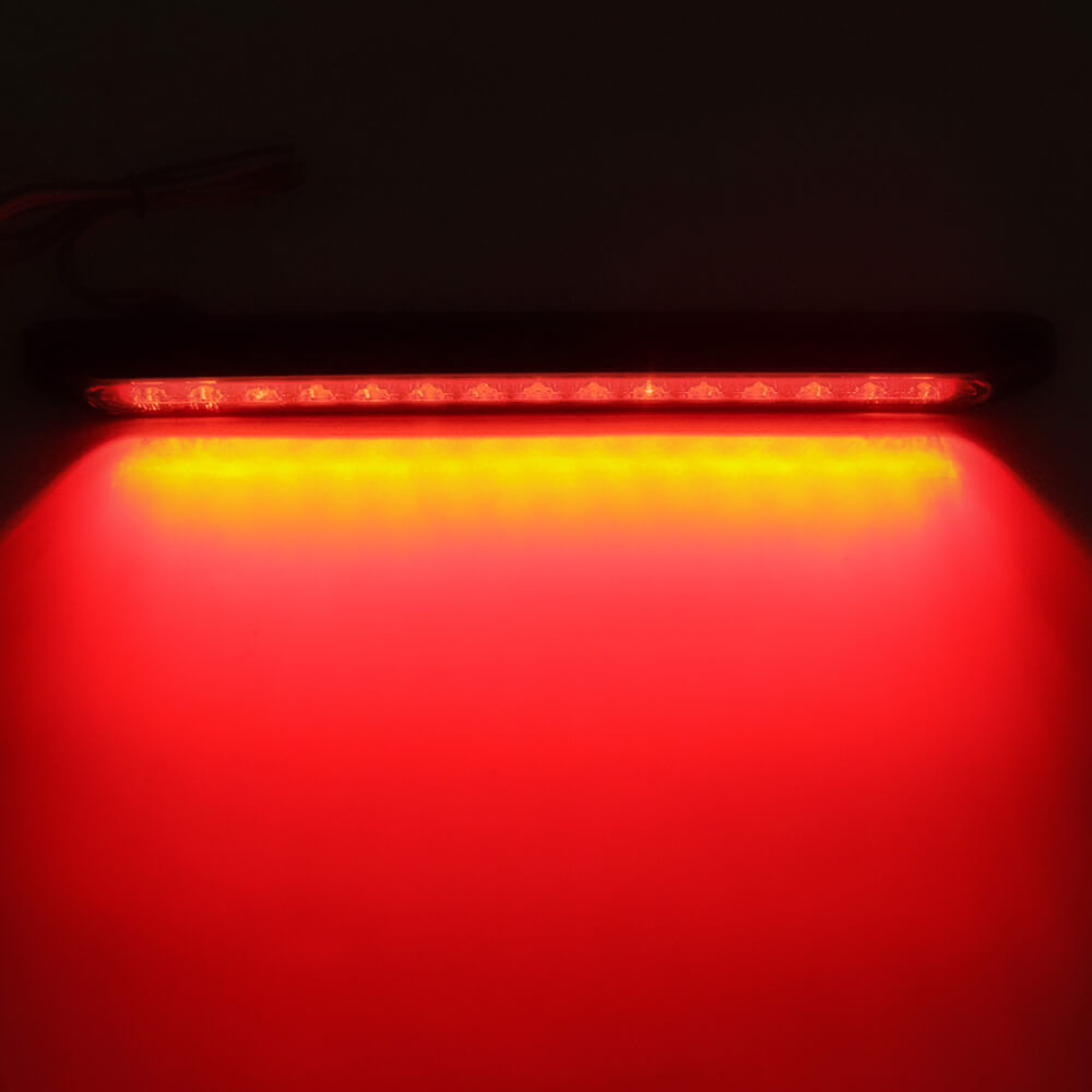10 Inch 15 LED Brake Light Bar - Stop Turn Tail Lights Assembly for Trucks, Trailers, RVs (10-30V) - Waterproof & Durable for Off-Road, Towing & Night Driving