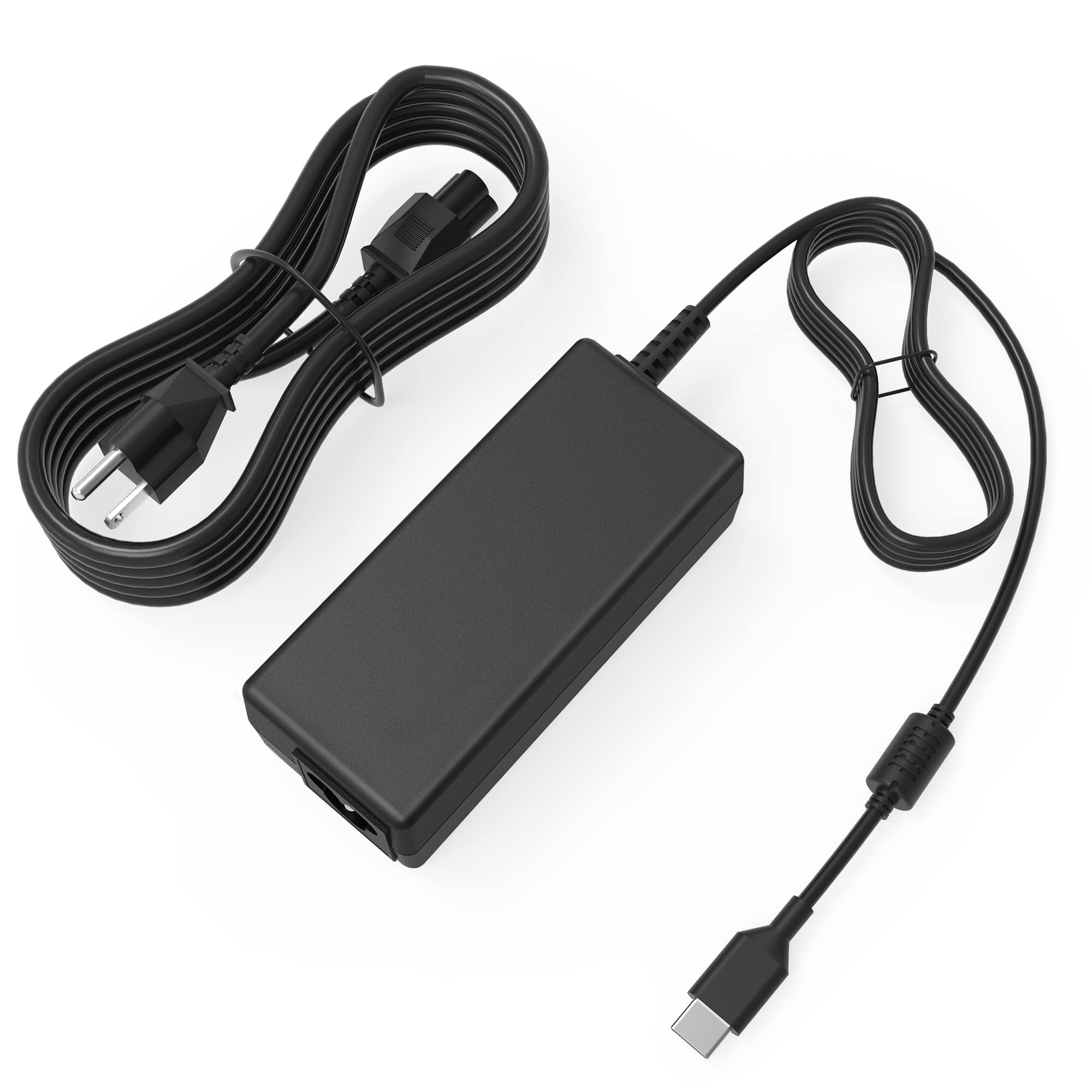 45W USB C Chromebook Charger Replacement - Fast Charging Type C Power Adapter for HP Dell Lenovo Asus Acer Google Chromebook - Perfect for Home, Office & Travel Use