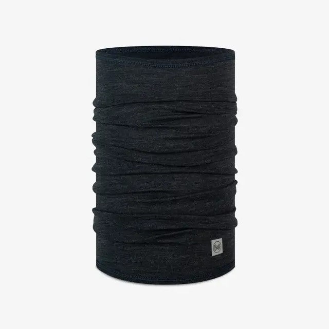 BUFF Merino Wool Lightweight Solid Night Blue Neck Gaiter - Perfect for Hiking, Running & Outdoor Activities
