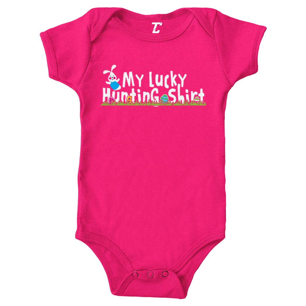 Tcombo My Lucky Hunting Shirt - Easter Egg Cute Bodysuit for Women | Soft & Comfortable Hunting Apparel | Perfect for Easter Egg Hunts & Outdoor Adventures