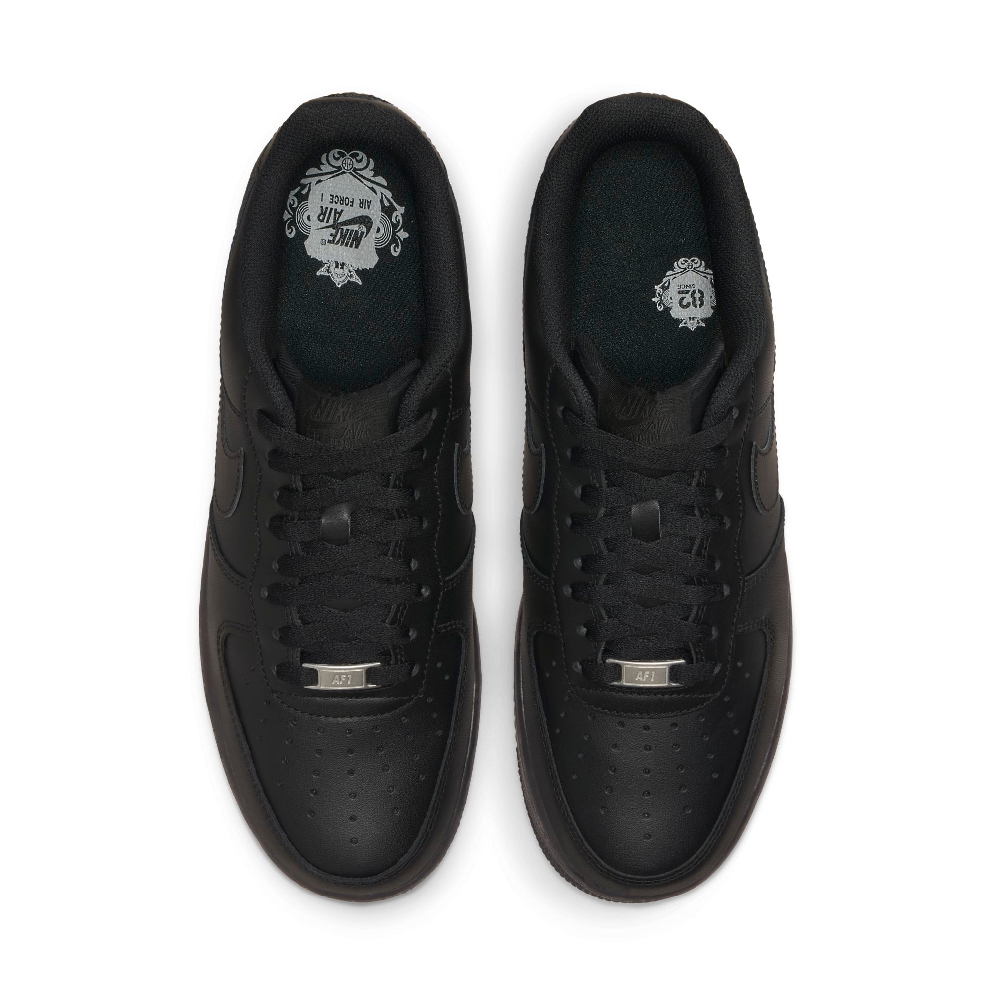 Nike Air Force 1 '07 Triple Black Sneakers - Men's/Women's Basketball Shoes for Casual Wear, Street Style & Everyday Comfort