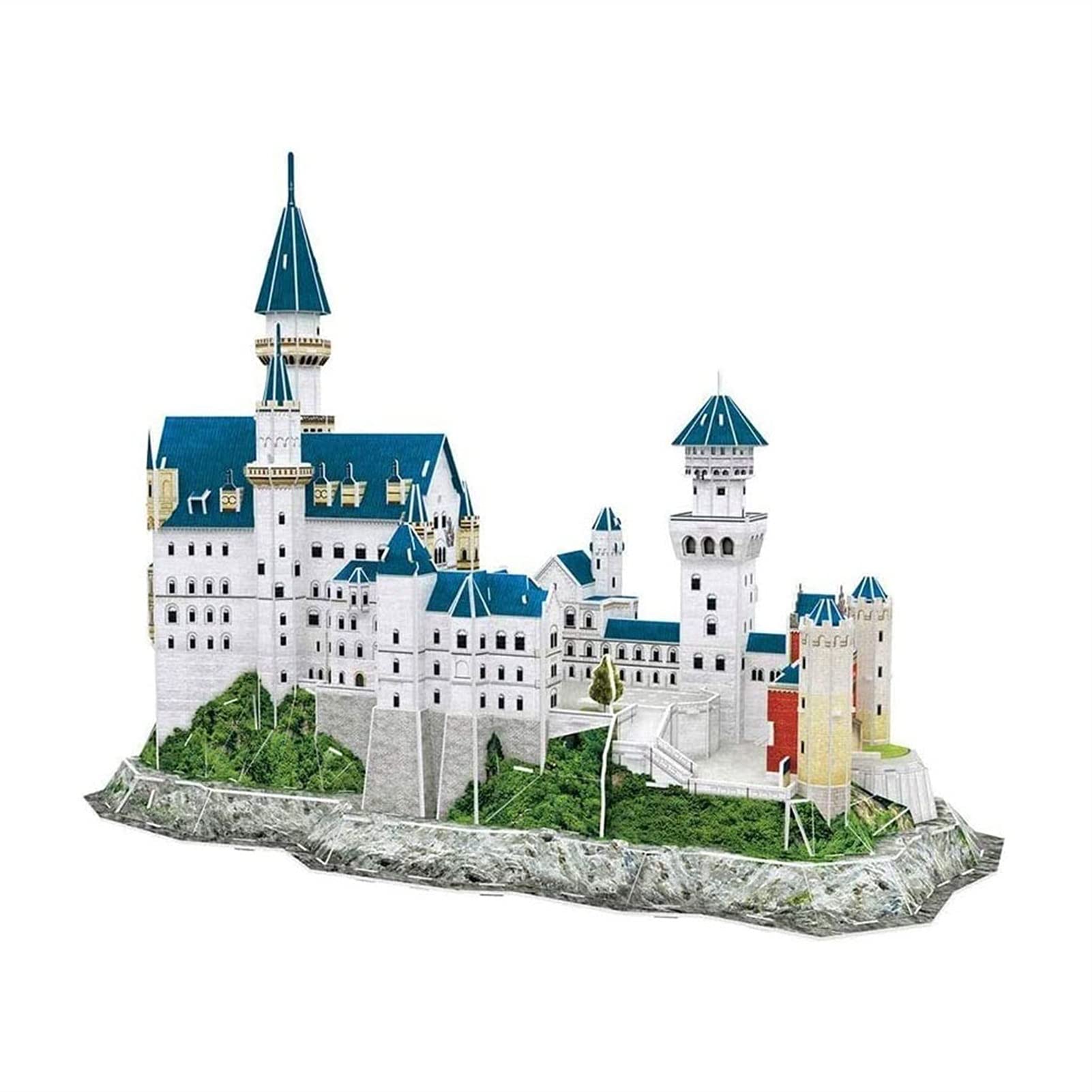 Premium 3D Jigsaw Puzzle of Neuschwanstein Castle - 121 Piece Germany Architecture Building Model Kit for Adults & Teens | Stress Relief Gift for Men & Women | Home Decor, Office Relaxation & Educational Activity