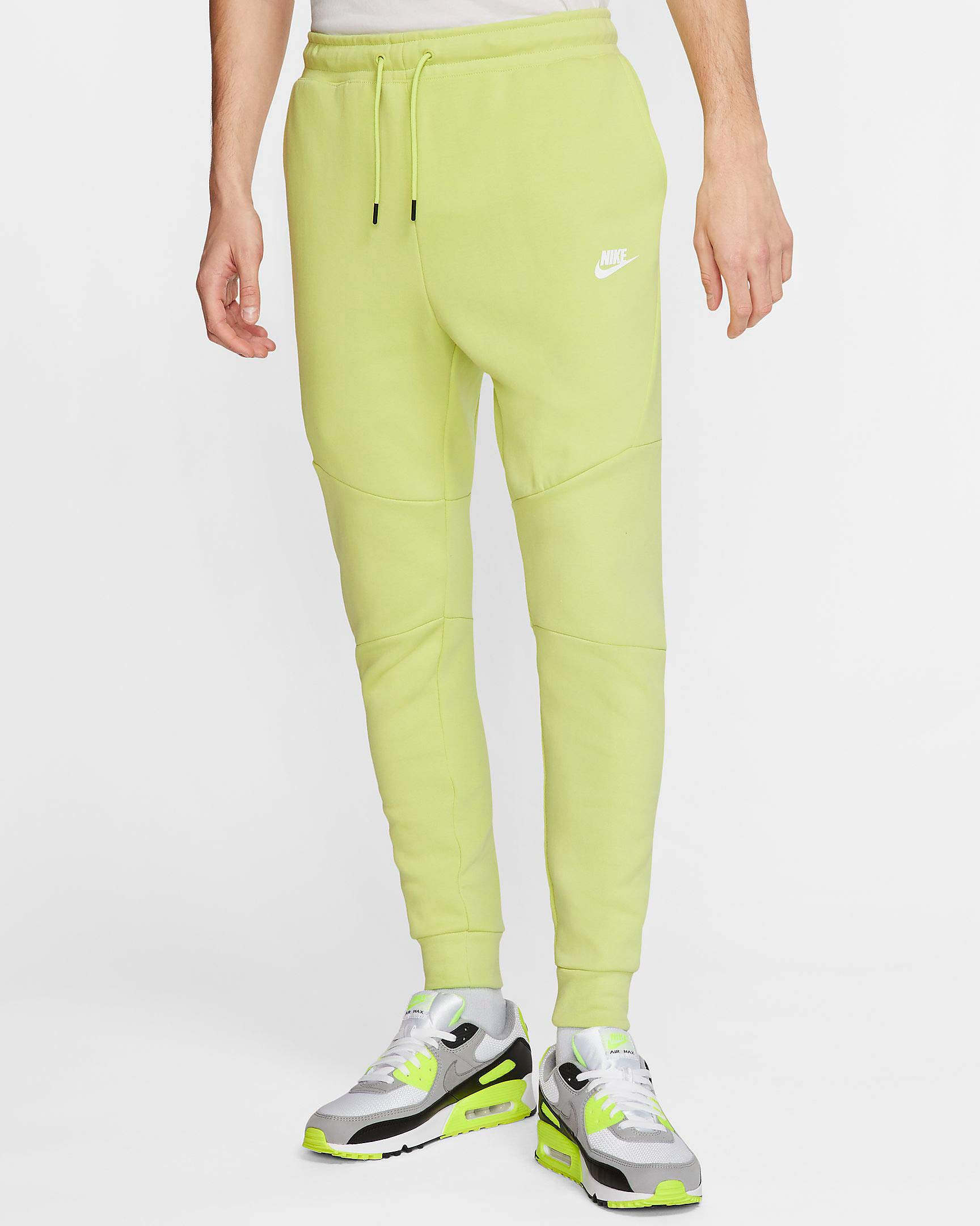 Nike Tech Fleece Men's Joggers Pants - Lightweight, Comfortable & Breathable Running Sweatpants for Gym, Workout & Casual Wear (Size S, Grey/Black)