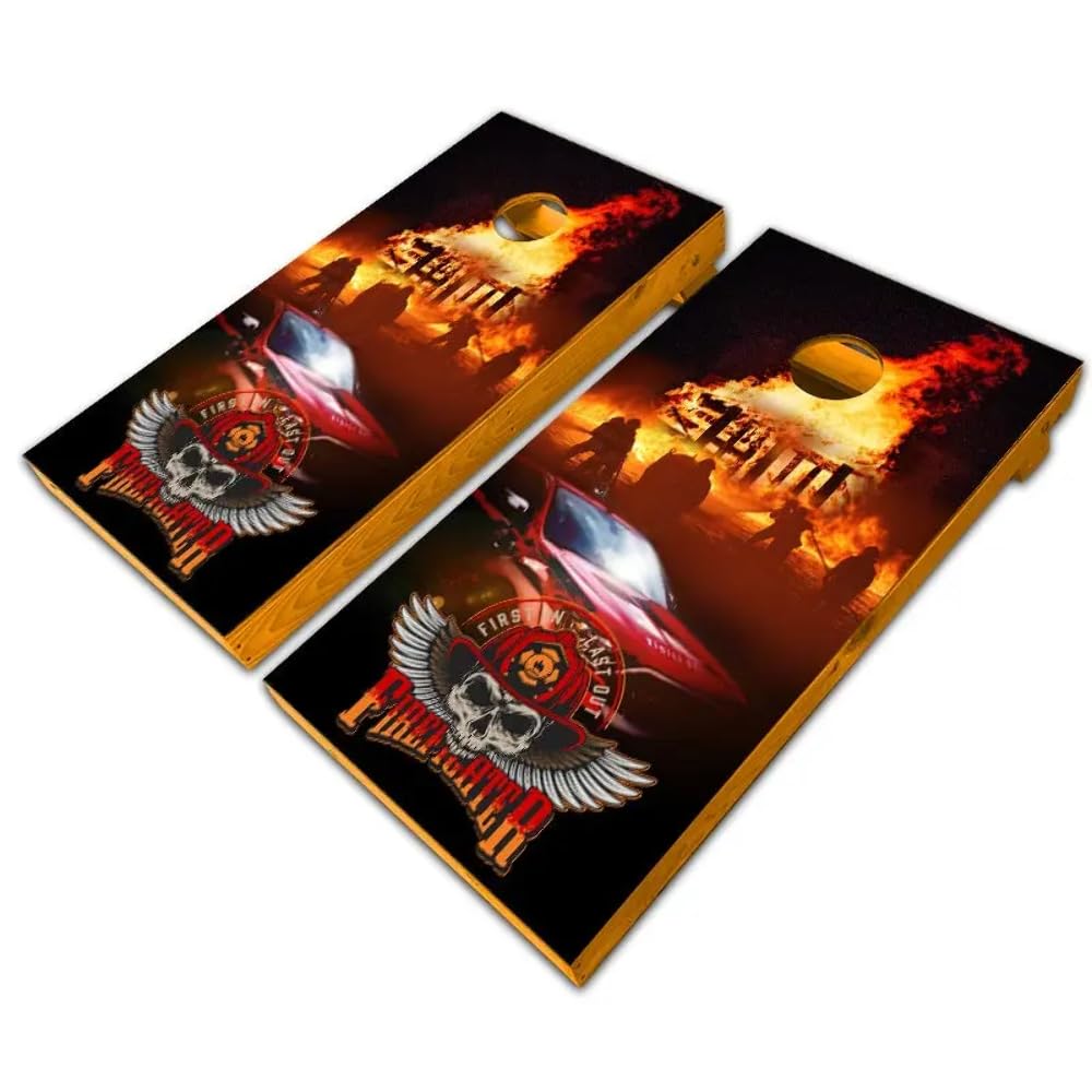 Premium KT Cornhole Vinyl Wraps - UV-Direct Printed Laminated Cornhole Board Skins & Decals (24