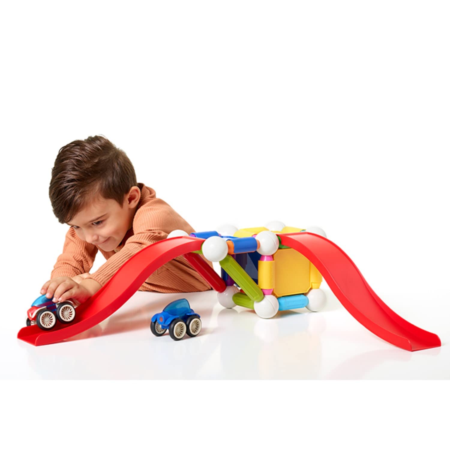 SmartMax Basic Stunt Set - Magnetic Building Toys for Kids STEM Learning | Creative Construction Play for Boys & Girls Ages 3+ | Perfect for Home, Classroom & Daycare Activities