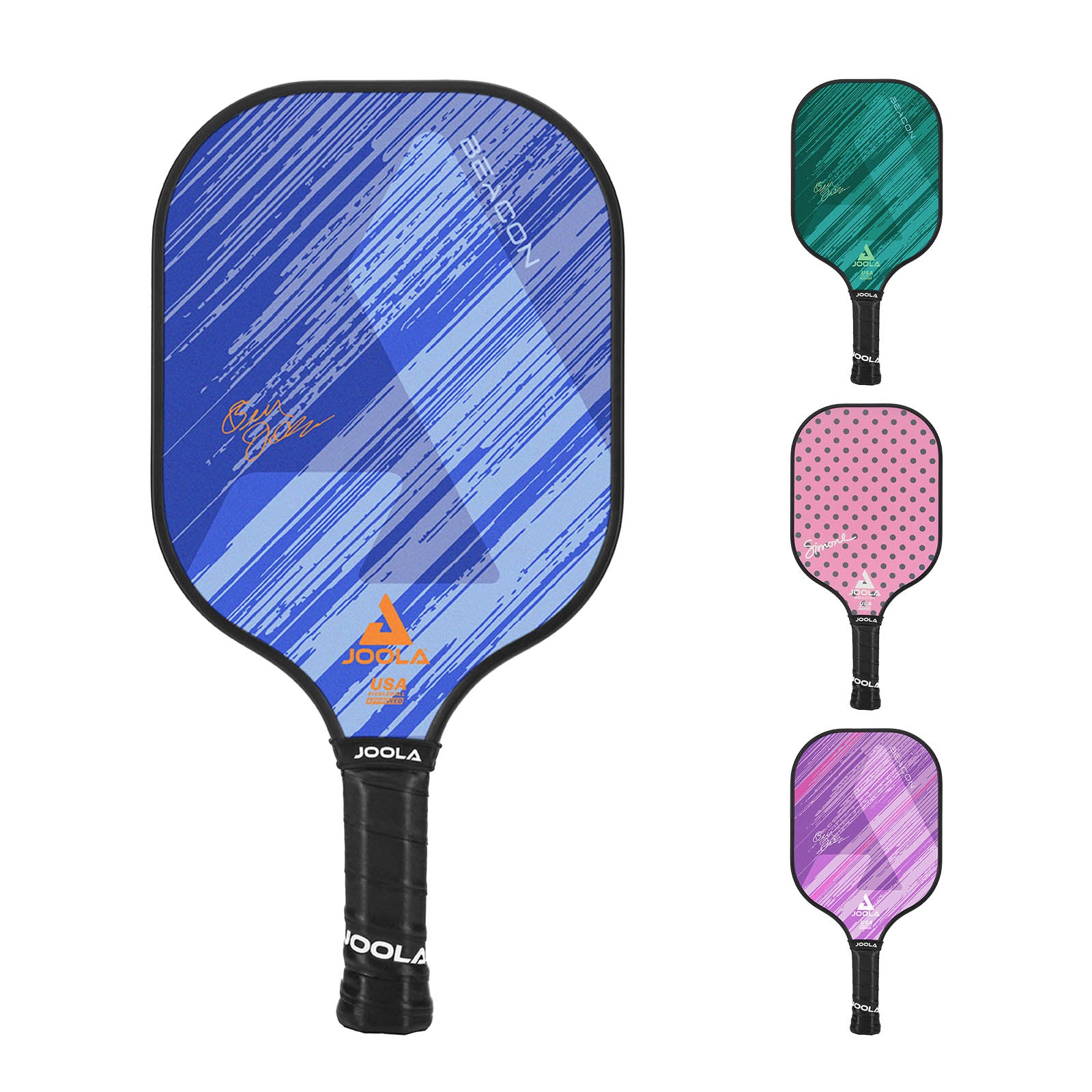 JOOLA Beacon Pickleball Paddle - Premium Carbon Fiber Surface for Enhanced Control & Spin | Perfect for Indoor & Outdoor Court Play | Tournament-Ready Performance