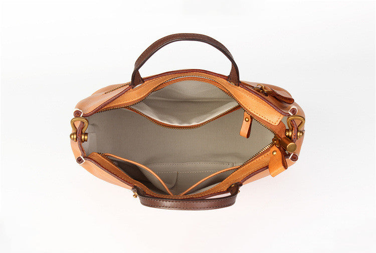 Handmade Italian Leather Work Handbag for Women - Elegant & Durable Professional Office Bag, Business Tote, Travel & Everyday Use