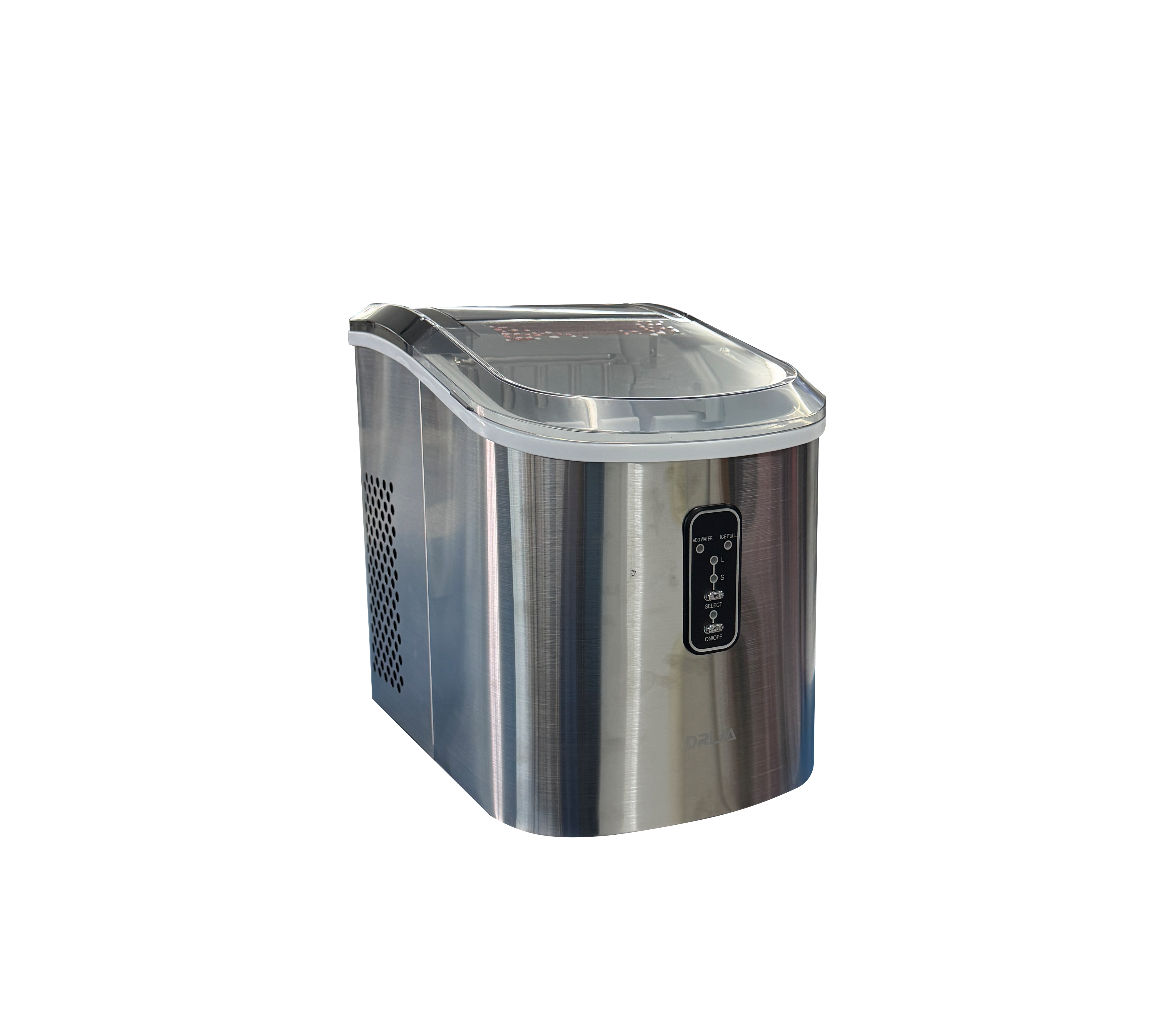 18kg/24hr Stainless Steel Ice Maker Machine for Home & Commercial Use - Perfect for Parties, Restaurants, and Bars